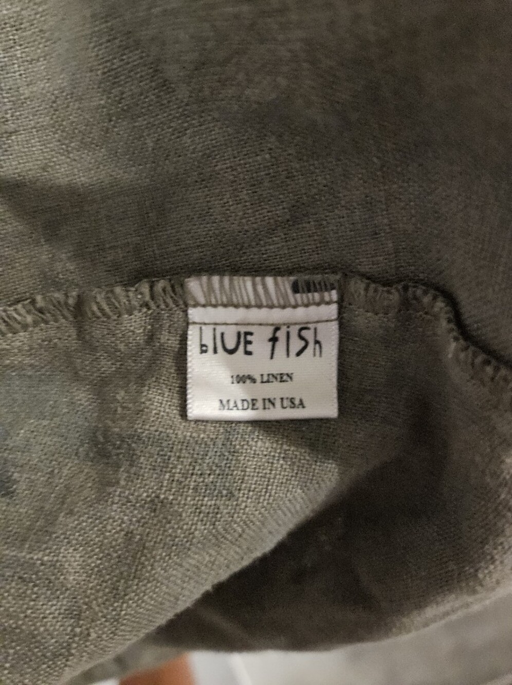 Blue Fish Linen Celestial MERCURY PHASES Midlayer Pinafore Dress | Lagenlook - Picture 8 of 12